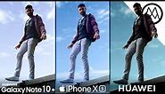 Samsung Note 10 Plus vs iPhone XS Max vs Huawei P30 Pro Camera Test Comparison