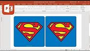 How to create Superman logo in Microsoft PowerPoint (Tutorial)