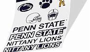 The Pennsylvania State University Sticker Penn State PSU Nittany Lions Stickers Vinyl Decals Laptop Water Bottle Car Scrapbook (Type 2 C)