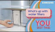 Changing the water filter on your Samsung refrigerator | Samsung US