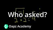Using math to find “Who asked?”