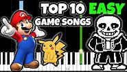 Top 10 Game Songs to Play on Piano [Easy Piano Tutorial]