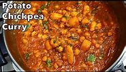 EASIEST WAY TO MAKE A DELICIOUS CHICKPEA POTATO CURRY | ALOO CHOLE MASALA