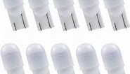 T10 Wedge Base LED Bulb 12V DC 1W, T5 T10 Low Voltage Landscape Light Bulbs, 4 Watts Incandescent Bulb Equivalent, Soft Warm White 2700K 10-Count
