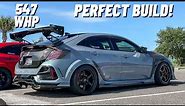 547 WHP Big Turbo Civic Type R Drive and Review!