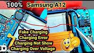Samsung A12 Charging Jumper Solution Samsung A12 Fake Charging Jumper Samsung A12 Charging Not Show