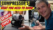 Airbrush Compressor's - Type and Setup
