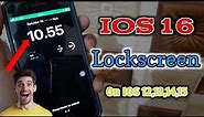 how to set IOS 16 lockscreen in iphone 7,6,6s,5,5s.//#laddidhiman // #basictips //