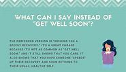11 Better Ways To Say "Get Well Soon"