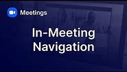 Basic In-Meeting Navigation