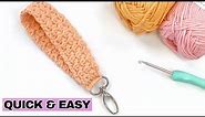 Crochet Wristlet Keychain - Quick and Easy Crochet Projects For Beginners