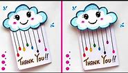 Easy and Beautiful Thank you Card | How to make Thank you card | Thank you Gift Card | Thanks Card