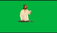 Green Screen Jesus calling meme 720p
