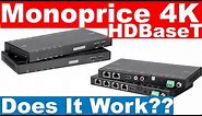 Monoprice Blackbird 4K ARC HDBaseT Overview and Install | HDMI over Cat5e