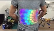 Led t-shirt led diy