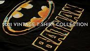 My 2021 Vintage Batman T-Shirt collection