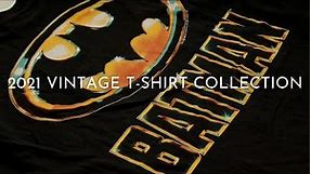 My 2021 Vintage Batman T-Shirt collection