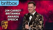Jim Carrey's Hilarious Acceptance Speech Entrance | Britannia Awards