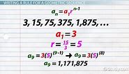 Geometric Sequence | Definition, Formula & Examples