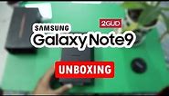Samsung Galaxy Note 9 unboxing | Flipkart 2gud | Refurbished (Unboxed - new)