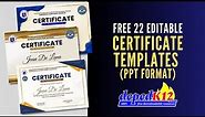 Free Editable Certificate Templates (www.depedk12.com)