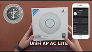 Unifi AP AC lite - Easy step by step setup using only your mobile phone!