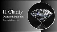 I1 Diamond Clarity - GIA Diamond Clarity Examples of I1 Diamonds