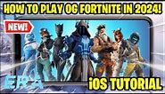 How to play OG Fortnite in 2024 on iOS! (Project Era Season 7 Tutorial)