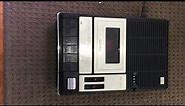 1980's PHILIPS Portable Cassette Tape Recorder