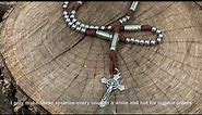 The Lone Ranger rosary/ paracord rosary/ how to make a paracord rosary/ Catholic