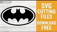 Batman Logo Svg Cut Files for Cricut Free Download