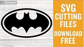 Batman Logo Svg Cut Files for Cricut Free Download