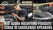 Harley-Davidson x Rockford Fosgate CVO Street Glide & CVO Road Glide Stage 3 Saddlebag Speakers