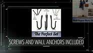 Decorative Hooks for Wall - Wall Hooks for Hanging Coats, Hats, & Bags, Versatile Towel Hooks for Bathrooms or Kitchen - Wrought Iron Hanging Hooks - Pack of 3, Black - 2 x 0.35 x 3.75 Inches