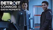 Connor and Gavin Moments (All Dialogue and Scenes with Gavin) - DETROIT BECOME HUMAN