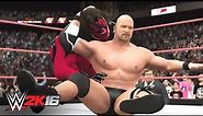 "Stone Cold" Steve Austin vs. Kane: WWE 2K16 2K Showcase walkthrough - Part 10