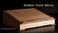 MacBook wood stand making - Only hand tools