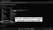 Top 6 Ways to View Wi-Fi Signal Strength in Windows 11
