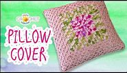 Granny Square Pillow Case / Cushion Cover Crochet Pattern & Tutorial