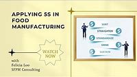 Applying 5S in Food Manufacturing