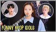 Funny Kpop Idols Try Not To Laugh