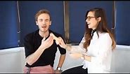 PewDiePie making Marzia laugh for 1 minute straight