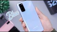 Blue Galaxy S20 Unboxing & First Impressions!