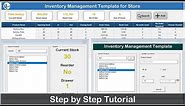 Inventory Management Template for Store
