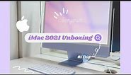 Purple M1 iMac Unboxing & Setup || First Impressions!