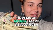How Much Money I Make As A Dancer