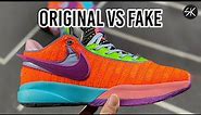 Nike LEBRON 20 Total Orange REAL VS FAKE