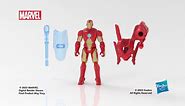 Marvel Epic Hero Series Battle Gear Iron Man Action Figure, 4-Inch, Avengers Super Hero Toys for Kids Ages 4 and Up