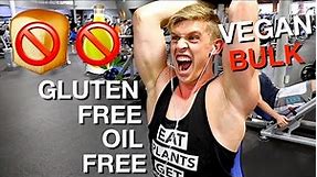 GLUTEN FREE VEGAN Full Day of Eating | Vegan Bodybuilder