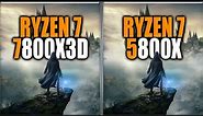 Ryzen 7 7800X3D vs 5800X Benchmarks - Tested in 15 Games and Applications